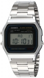 Casio Vintage Series Digital Grey Small Rectangle Dial Unisex Watch – A-158WA-1Q