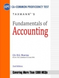 Fundamentals of Accounting by D.G Sharma